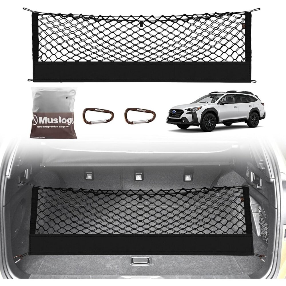Truck Bed Cargo Net Trunk Netting Compatible with 2015-2025 2026 Outback Accesso